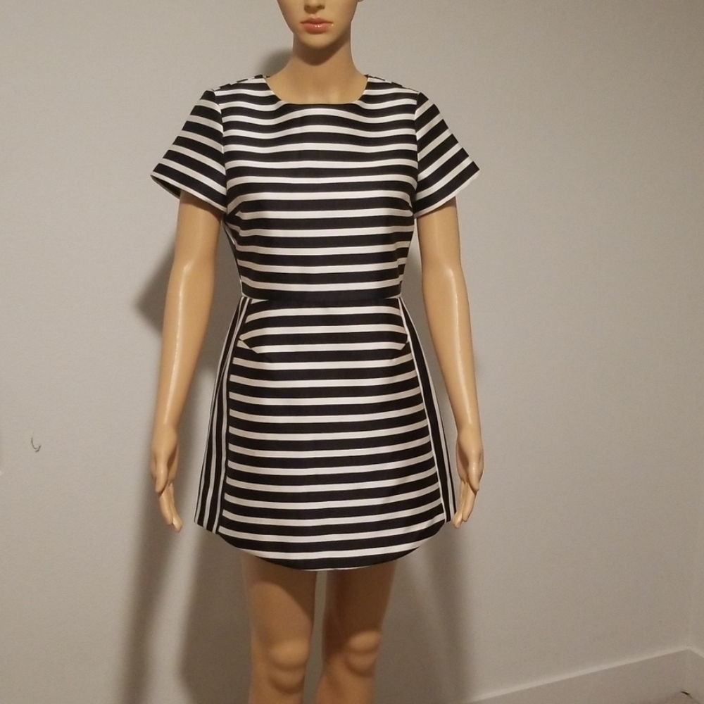 Black & White Tailored Dress, well made